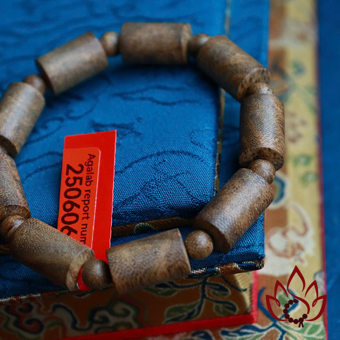 Vòng Trầm Hương Trụ Trúc | 10 Ly | Trầm Tốc Kiến Tự Nhiên Lâu Năm